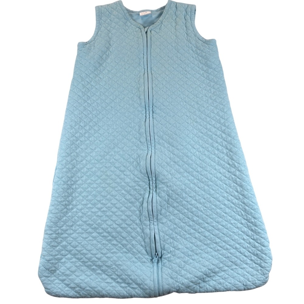 Hanna Andersson Sleep Sack Kids 18M-2T Blue Quilted Organic Cotton Cozy
